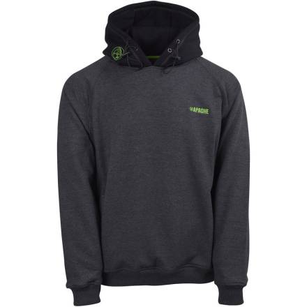 Apache Kingston Hooded Sweatshirt Grey/Black - XXL (47-49in)